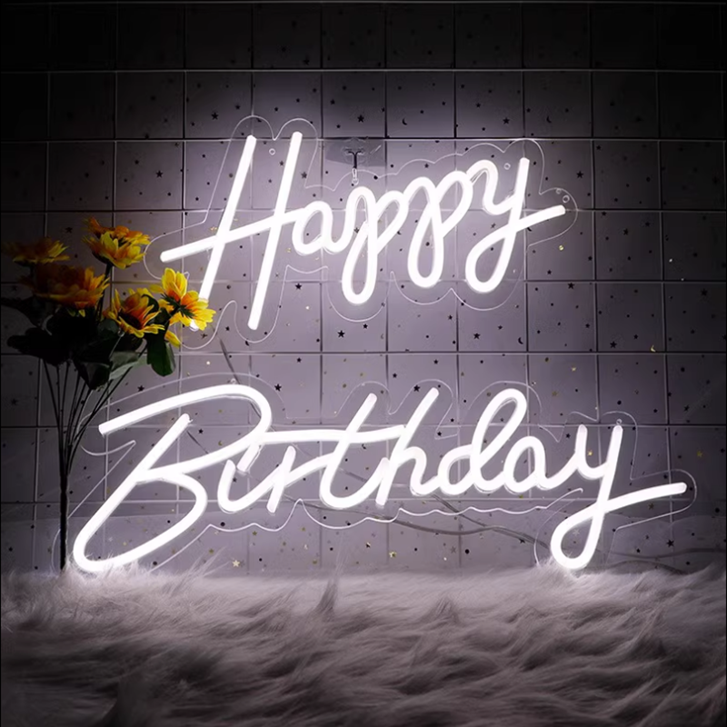 Acrylic PVC Led Wall Mount Neon Sign for Wedding Decoration Marquee Letters 20 C