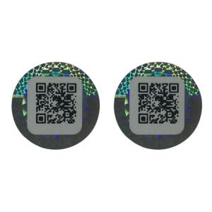 Quality PSD Custom Security Stickers Adhesive Double Layer Label ROHS wholesale