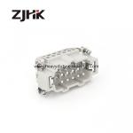 E Series 10 Pin Truck Heavy Duty Connector Screw Insert 500v 16a White Color