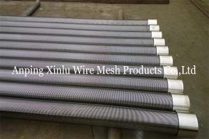 Quality 4&quot; Looped V Wire Wrapped Johnson Type Continuous Slot Water Well Screen Pipe For Oil Well Sand Control wholesale