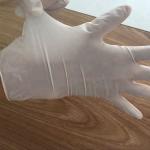 No Smell Disposable Latex Gloves , Soft Disposable Medical Gloves White Color