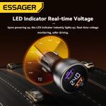 ESSAGER ES-CC18 Series 73W USB-A Car Cell Phone Charger Outlet Quick Car Charger