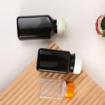 30cc 60cc 80cc 100cc 120cc 150cc 200cc 250cc Black Square Shape Plastic Empty