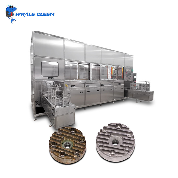 Industrial Full Automatic PLC Hydrocarbon Vapor Ultrasonic Cleaning Machine for car parts