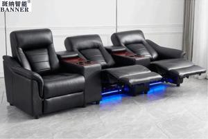 Quality BN Cinema Leather Sofa Electric Functional Sofa Multi-Function Slot Control Sofa Combination Electric Recliner Sofa wholesale