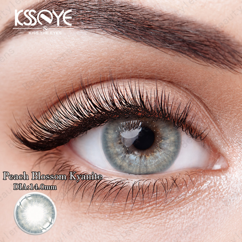 Eyes Natural Color Lens 2pcs Blue Beauty Contact Lenses Yearly For Cosmetic