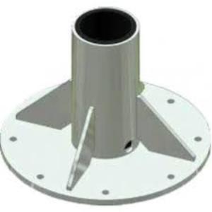 Quality Custom Made Stainless Steel Fabrication Floor Mount Base Plate for Energy Applications wholesale