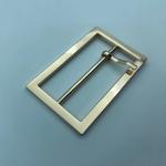Adjustable 35mm Custom Military Belt Buckles Gold Square Metal Decorative