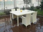 Comfortable Fashion Rattan Garden Dining Sets For Commercial Hotel