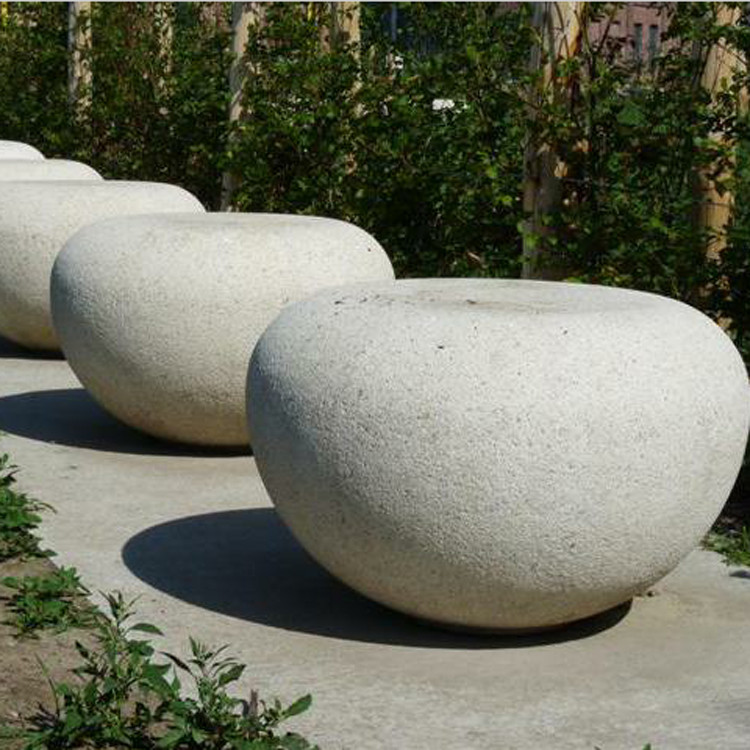 Square Round GRC Concrete Table Seating Chair Bench For Outdoor Indoor