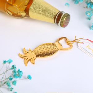 Quality Wedding Favor Gold Pineapple Bottle Opener Favors wholesale
