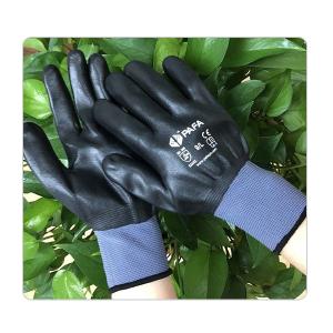 Quality Small Hands Thin Nylon Liner 18 Gauge Blue Touchscreen Nitrile Work Gloves wholesale
