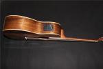 AAAA all Solid imported apple wood OM body style acoustic electric guitar