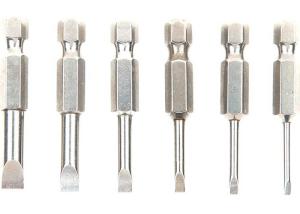 China 4mm 5mm Alloy Steel CRV S2 Hex Hexagon And Sloteed Head Screwdriver Bit on sale