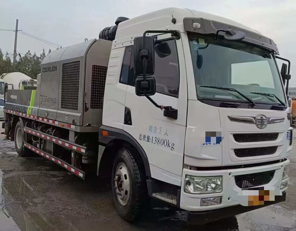Used 2019 Zoomlion Concrete Line Pump For Small And Convenient ZLJ5140THBJE