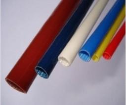 Quality Braided Silicone Rubber Fiberglass Sleeving , High Temp Fiberglass Sleeving wholesale