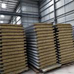 manufactured prefabricated home 960mm rock wool sandwich roof panels with 0
