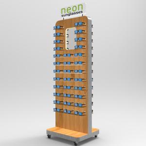 Quality Retail Sunglasses Display Stand Metal Glasses Display Rack For Store wholesale