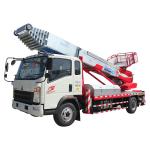Euro 2 Double Cabin Aerial Work Platform Truck 8-20m Work Height 160hp