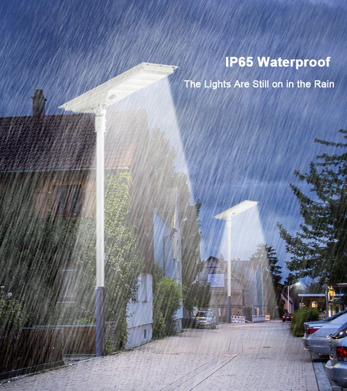 180lm/W Moduler LED Solar Street Lights Outdoor Waterproof with Automatic Sensor