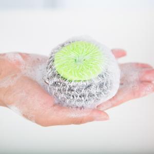 Quality Antibacterial Kitchen Cleaning Sponge , SS Dish Wash Sponge For Household Usage wholesale