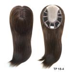 100% European Virgin Hair women Mono hair topper natural color double drawn full