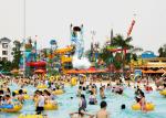 Medium Aqua Playground Water House , Commercial Water Park Equipment With Slide