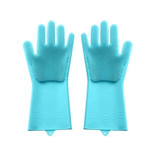 Quality Long Silicone Pet Glove Dog / Cat Hair Removal Bathing Tools wholesale