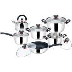 Quality Restaurants Cookware Set Non Stick Stainless 12pcs Cookware Set