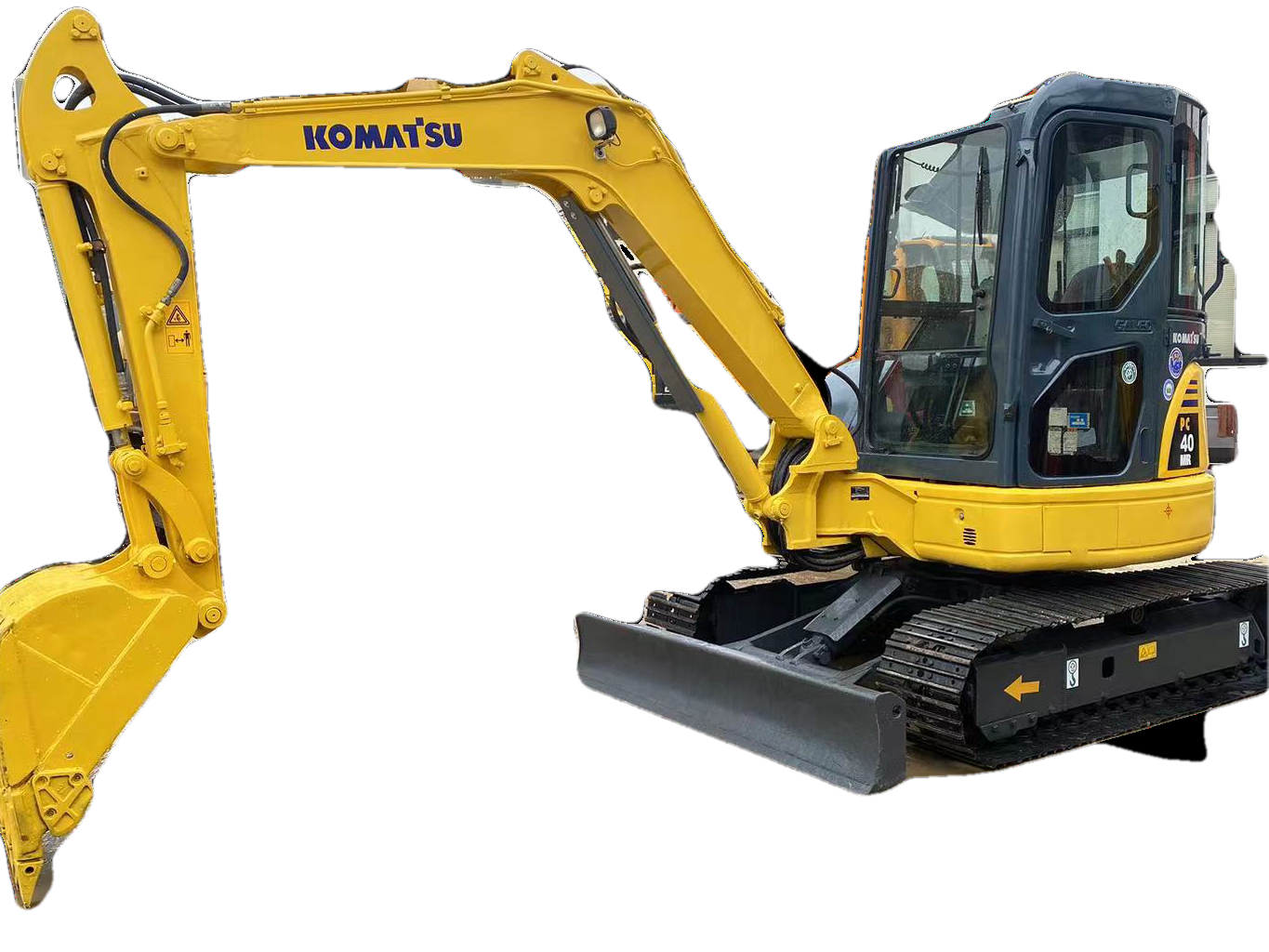 7 Ton 75 Used Excavator Kamatsu PC40MR Crawler Machine in Good Condition in Shandong