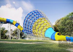 Quality Medium Tornado Water Slide / Commercial Extreme Water Slides For Gigantic Aquatic Park wholesale