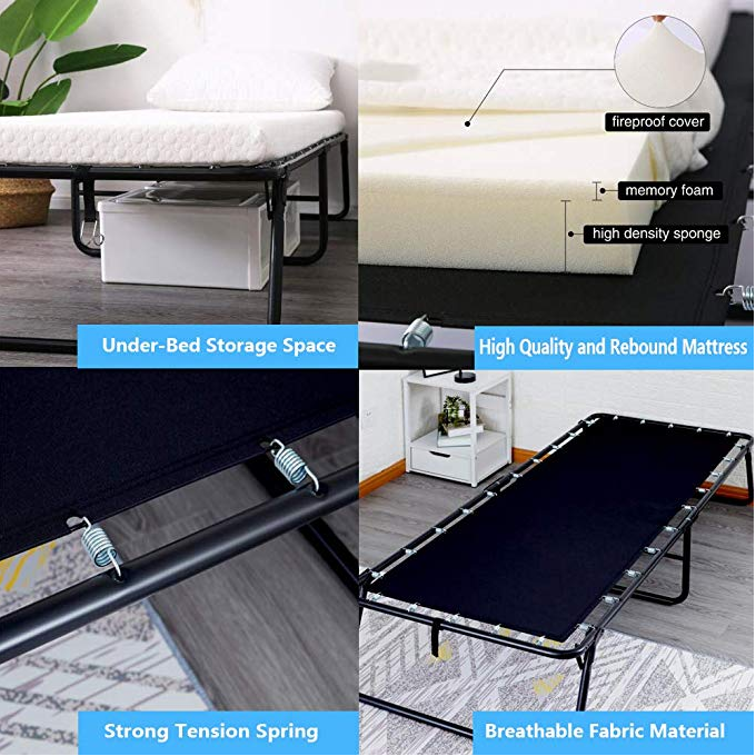 15-20 Days Delivery Time Modern Metal Single Bed Frame for Hospital Ward Patients