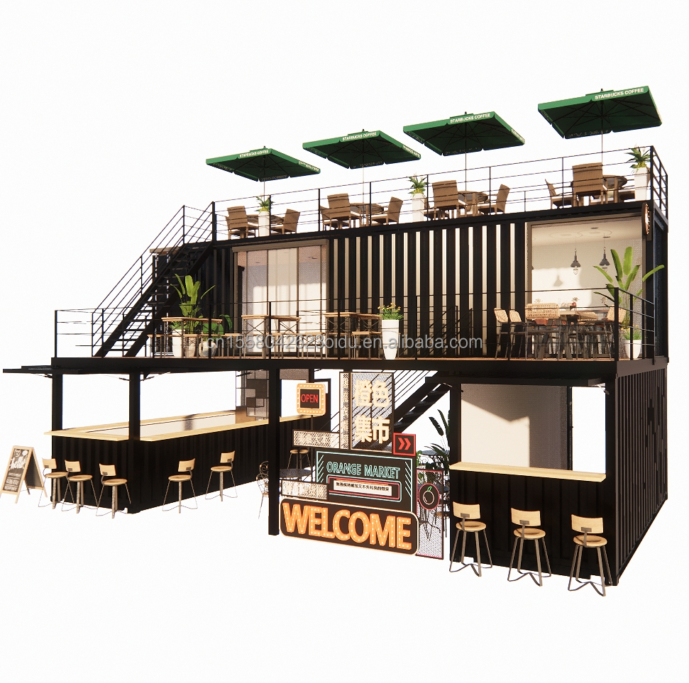 Container with Bathrooms and Kitchens Modern Rapid Construction of Modular Prefabricated Houses