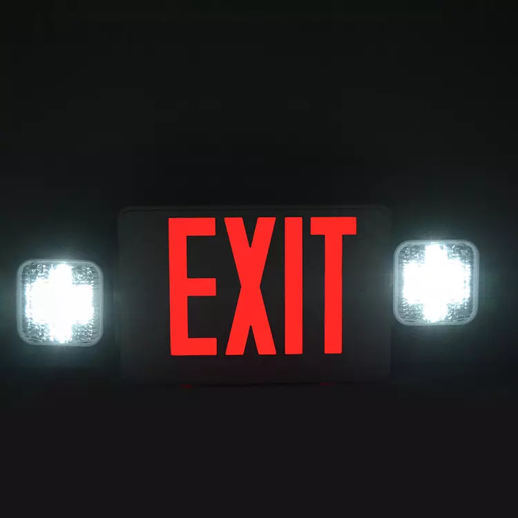 Automatic Charging Twin Spot Emergency Light , Ceiling Mounted Emergency Exit Lamp