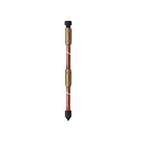 Quality 1200mm Length Lightning Grounding System Copperbond Earth Rod Golden wholesale