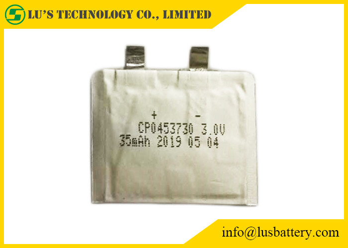Customized 3V 2100mAh Limno2 Battery Pack CP802060 Thin Film Battery
