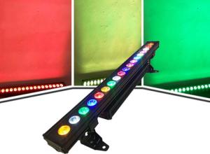 Quality LED18pcs Outdoor Wall Washer Waterproof DMX512 equipment sound-controlled dance table lamp wholesale