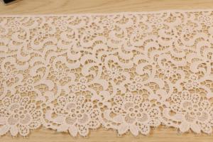 Quality 6 Inch Guipure Lace Trims OEM Available For Multiusage British Style wholesale