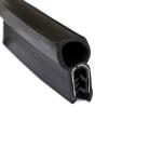Black EPDM Rubber Draught Seal Weather Strip For Shower Door Design