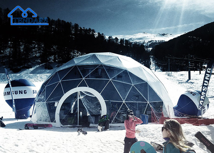 Outdoor White Or Optional Camping Dome Igloo,Transparent Geodesic Hotel Dome Tent