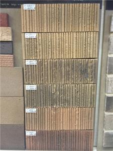 Quality Clay Interior Brick Facade Low Water Absorption For Widely Buildings wholesale