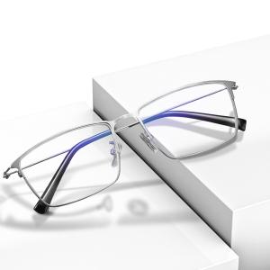 Quality Light Gun Color Mens Metal Frame Reading Glasses Readers 140MM wholesale