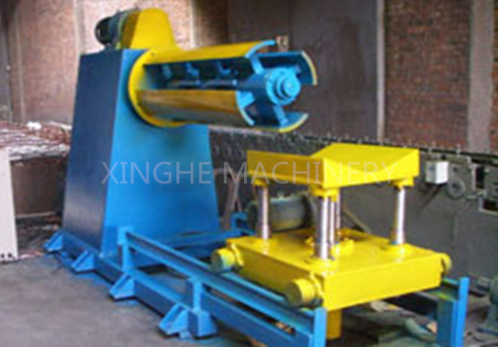 High Speed Roll Forming Production Line Decoiler Machine With Forming Cutter