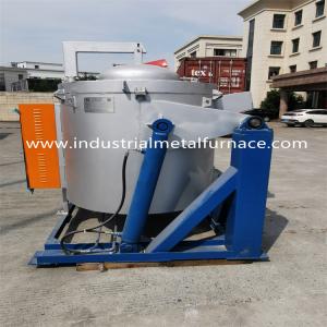 Quality 850 Deg Hydraulic Tilting Aluminum Crucible Melting Furnace Industrial Electric Resistance wholesale