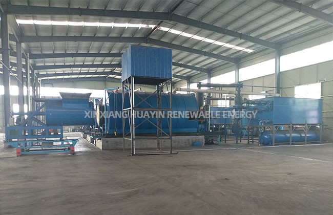 Industrial Scale Tire Recycling Pyrolysis Automatic For Msw Generate Electricity
