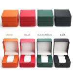 Custom Logo Printed PU Leather Watch Box Eco Friendly Made From Recycled
