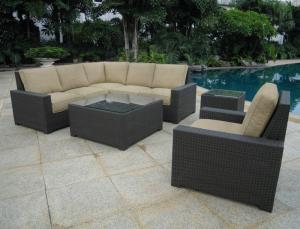 Quality outdoor rattan sofa set wholesale