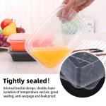 Square Round Food Packaging Containers 450ml 500ml Disposable Food Packaging