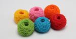 Environmental Friendly Polyester Fiber Scourer Durable For Kitchen Cleaning