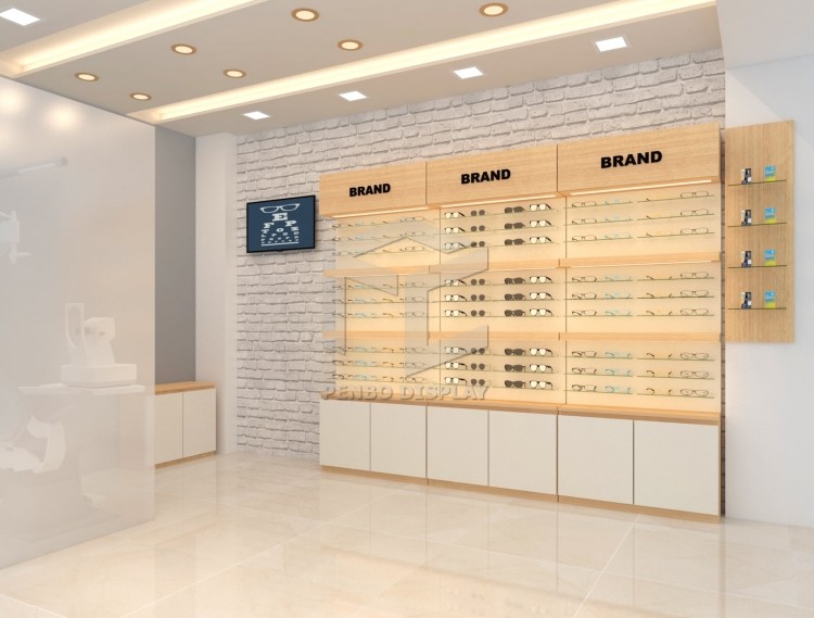 MDF Optical Shop Display Cabinets
